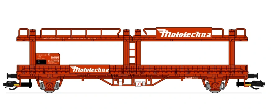 Vůz na přepravu aut Npp/Leks ,,Motechna 2,,