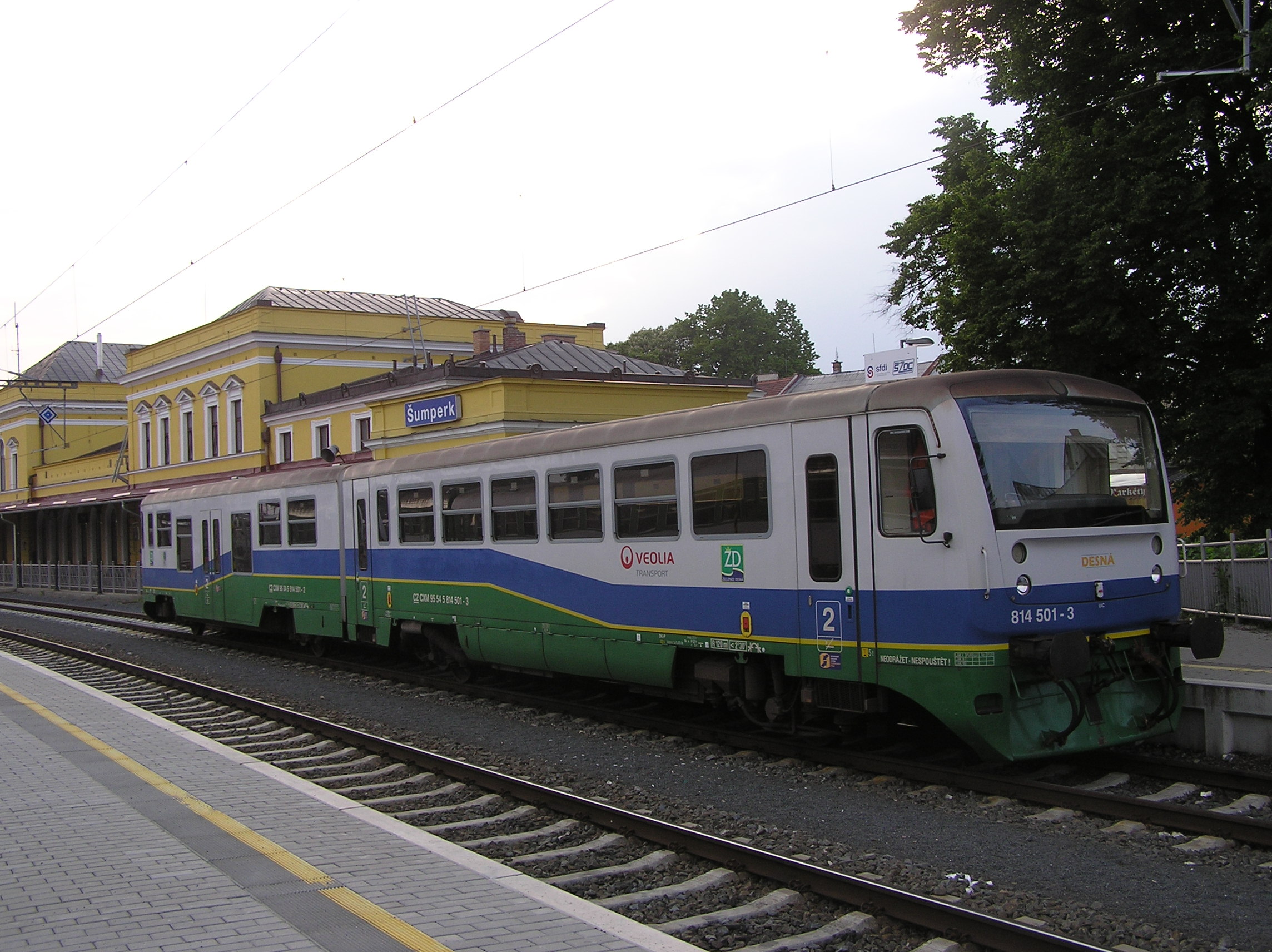 Motorový vůz ,,jednotka Desná,,