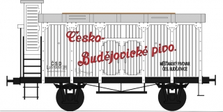 Pivovarský vůz ,ČB pivo,,