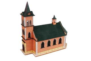 kostel cihlový
