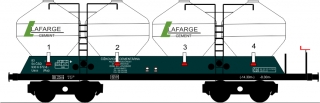 vůz na cement ,,lafarge,,